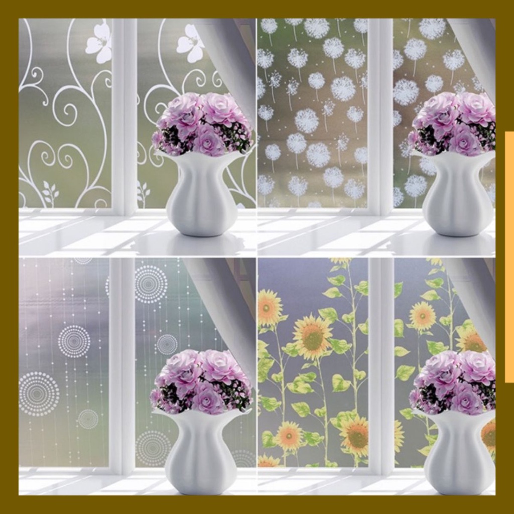 DECAL dán kính làm mờ ,trang trí, chống nắng khổ 90cm x5M