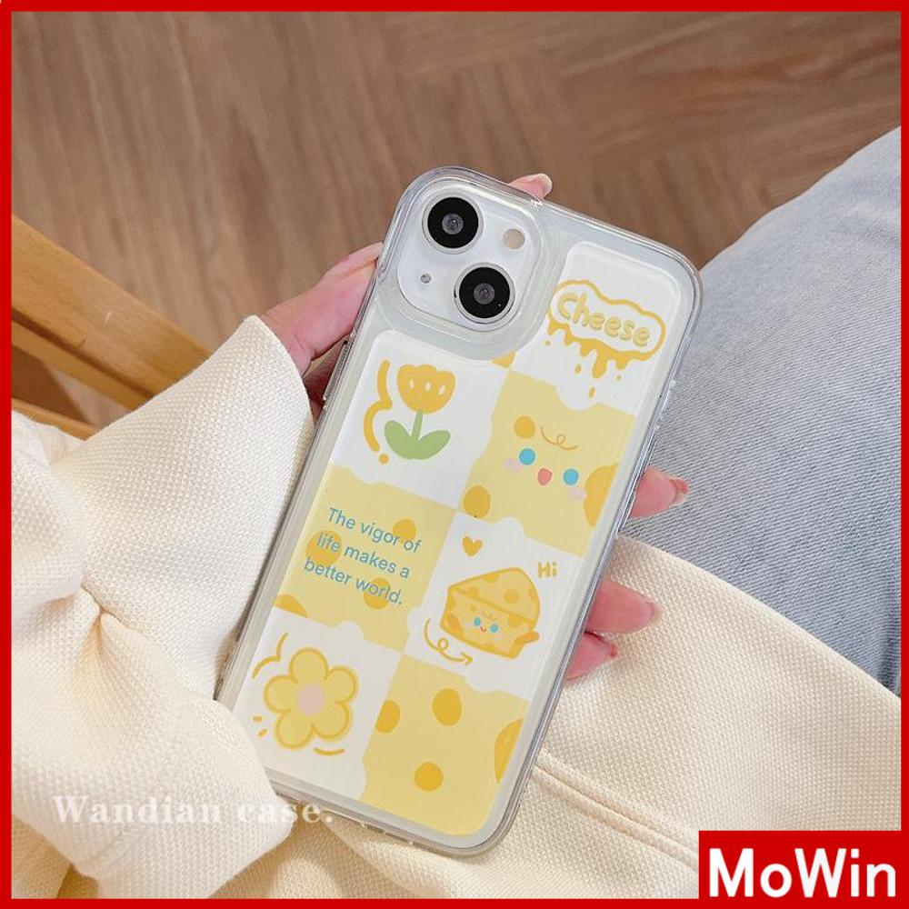 Ốp điện thoại silicon in phô mai vàng chống sốc thích hợp cho iPhone 11 13 Pro Max 12 Pro Max 7 Plus xr