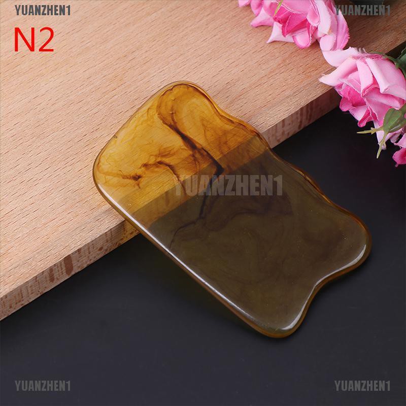 [YUANZHEN1] Lược Mát Xa Mặt / Cổ Bằng Nhựa Sáp Ong