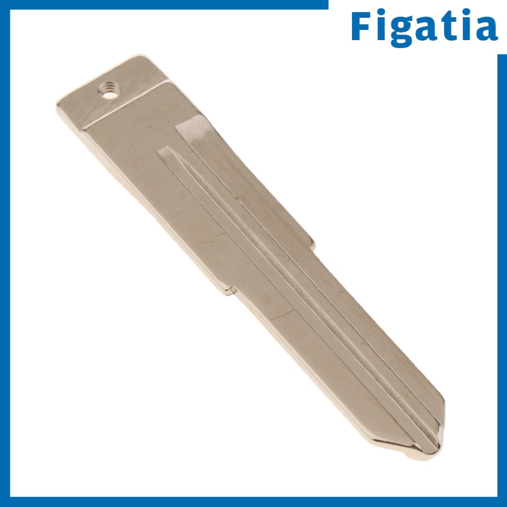 [FIGATIA] Durable Replacement Uncut Smart Emergency Insert Key Blank Blade for Mitsubishi (50x10x5mm)