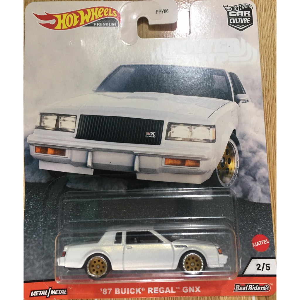 Xe mô hình hot wheels car culture power trip '87 buick regal gnx
