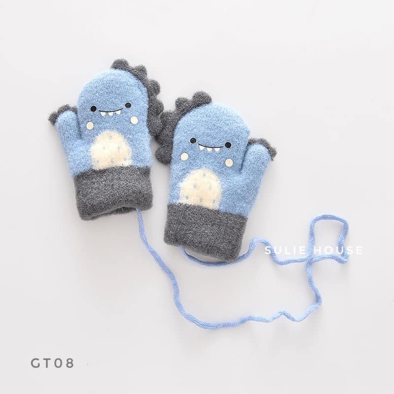 Găng tay khủng long lót lông - GT08