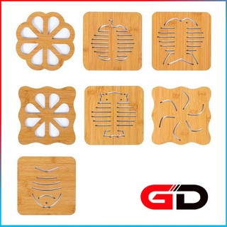 miếng lót nồi gỗ cách nhiệt