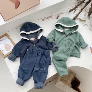 Xả Bộ nỉ bông trơn cho bé