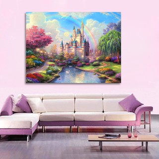 Tranh đính đá tháp kim cương 5D