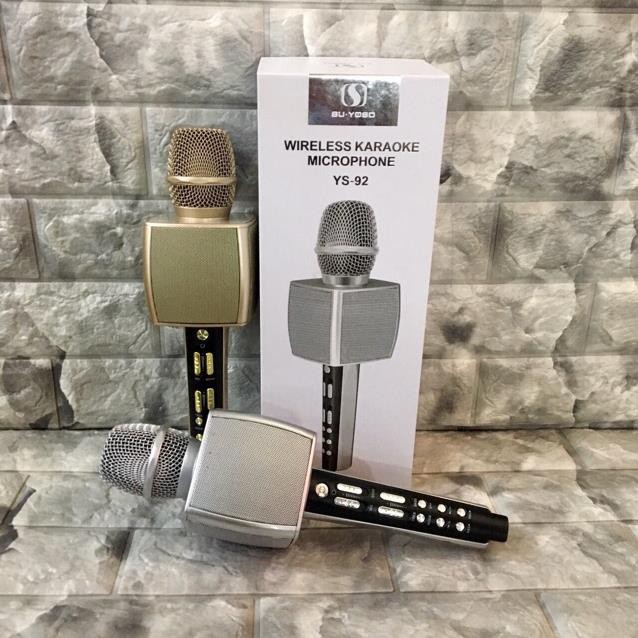 Micro hát Karaoke kèm loa/Mic hát karaoke Bluetooth kèm loa YS92