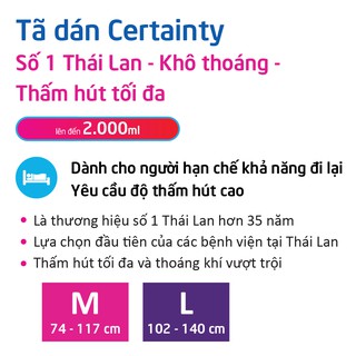 Tã Dán Người Lớn Certainty