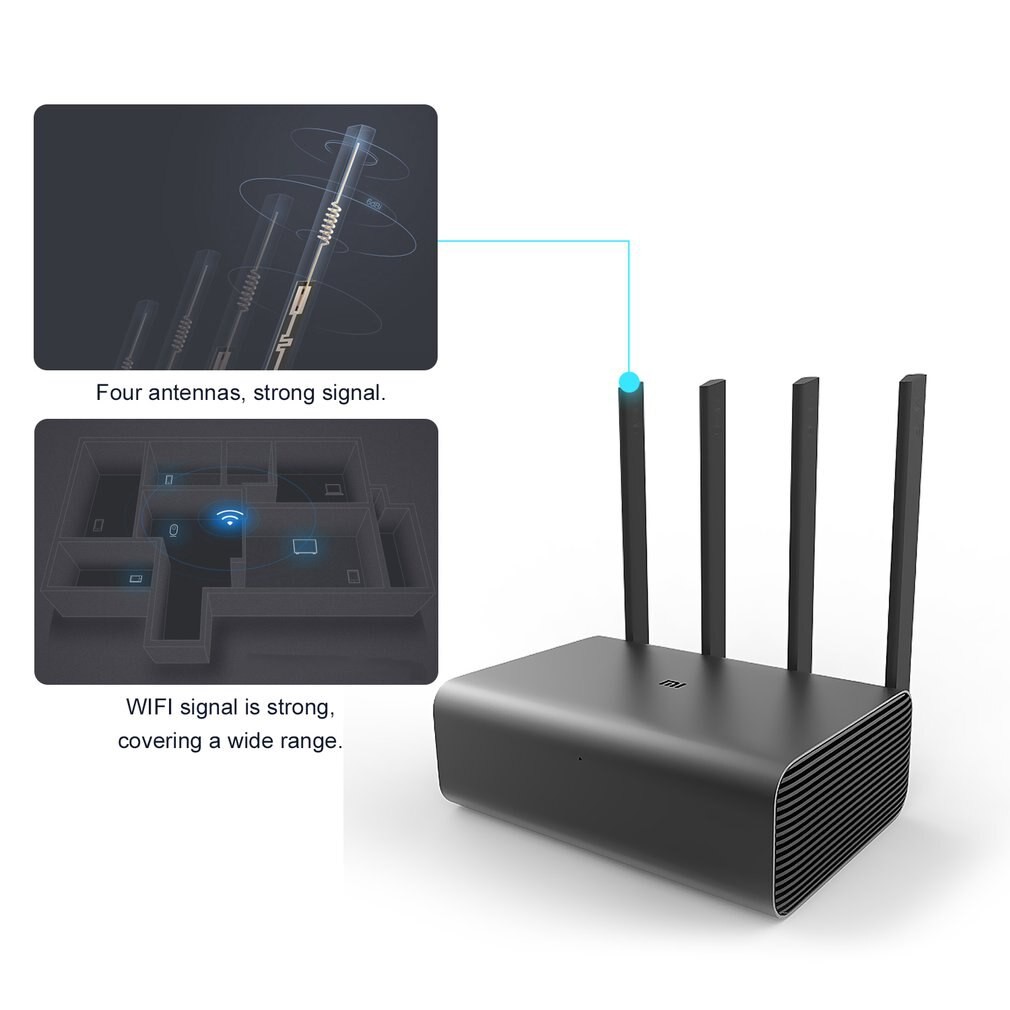 Bộ phát Router Xiaomi PRO 4 râu AC2600 | BigBuy360 - bigbuy360.vn