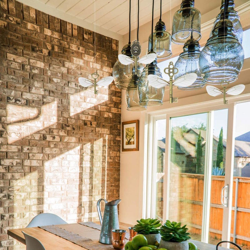 Mặt Dây Chuyền Hình Chìa Khóa Bay Bằng Hợp Kim Phong Cách Cổ Điển Độc Đáo DIY
