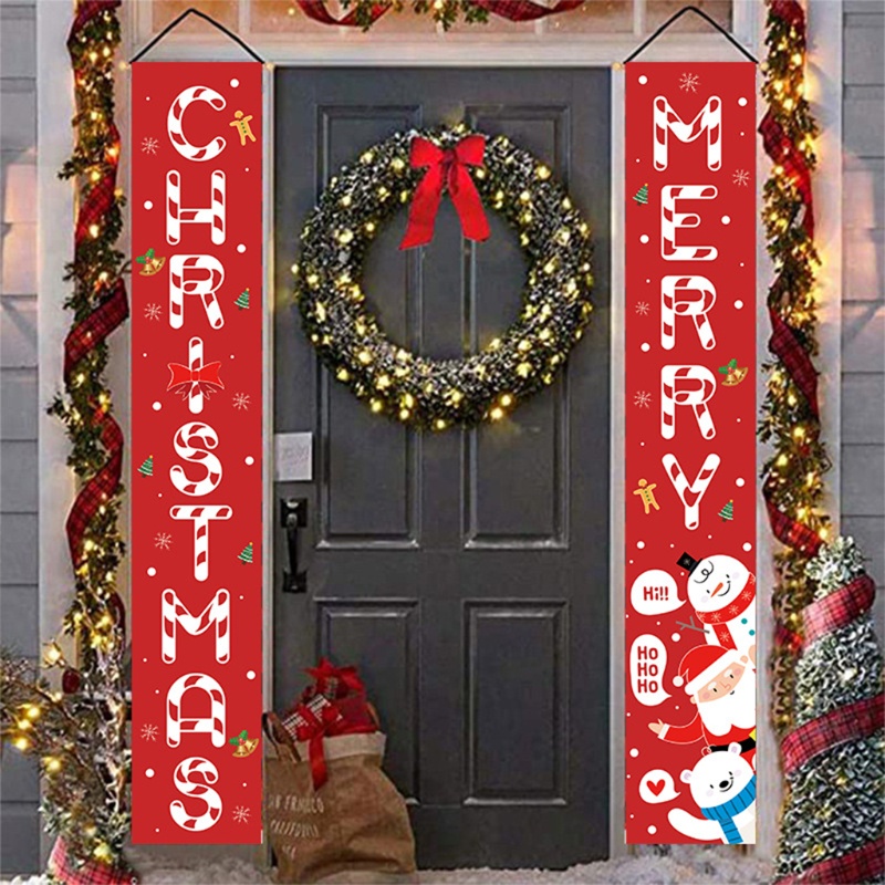 Dây Treo Trang Trí Giáng Sinh In Chữ Merry Christmas