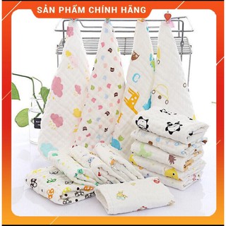 Sét 5 Khăn Sữa Sợi Tre ADEN ❤️ FREESHIP❤️6 Lớp Cao Cấp Siêu Mền 25*25cm