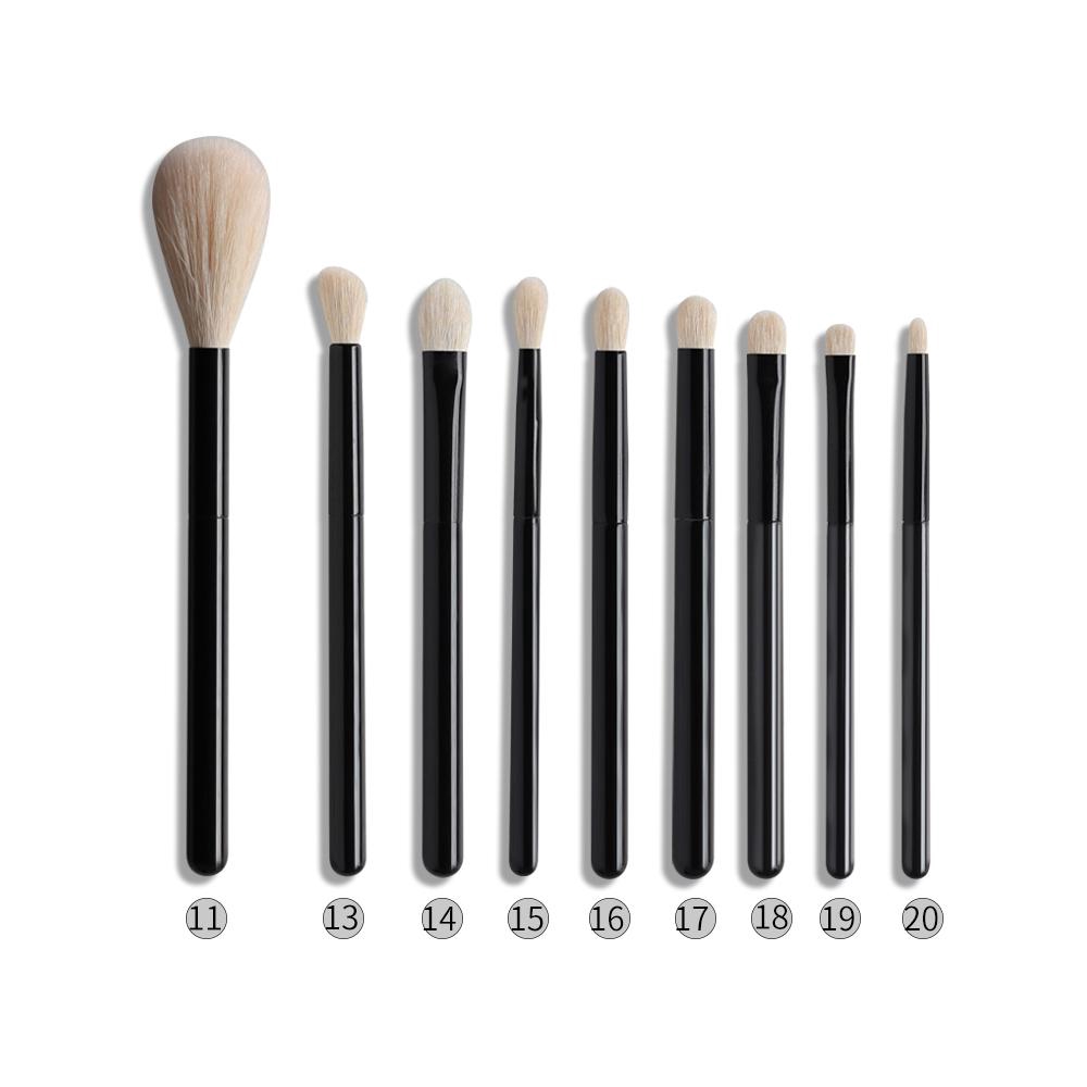 Set 9 cọ trang điểm mắt OVW DLH1113-20 làm từ lông dê mềm mịn đa năng