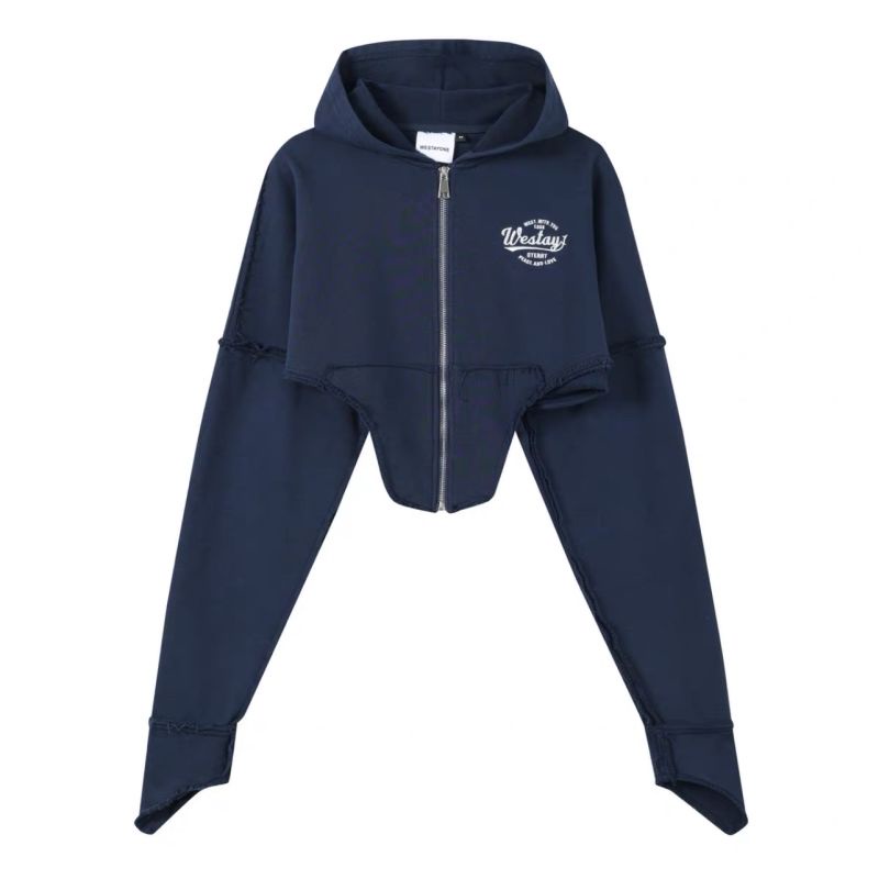 Bộ Áo Khoác Lửng Dài Tay + Chân Váy Thể Thao Phong Cách Retro Mỹ Xingxg Cho Nữ