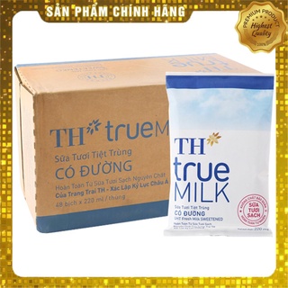 Sữa th true milk túi 220ml