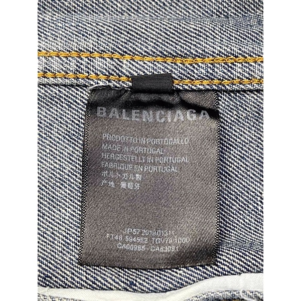 Áo khoác denim, jacket jeans BalenC* hình logo cao cấp