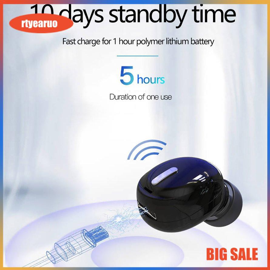 Tai nghe nhét tai không dây 5.0 X9 HiFi rảnh tay thích hợp cho các hoạt động thể thao