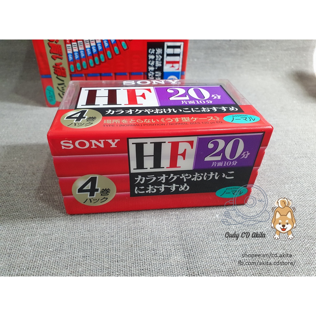 Băng cassette Sony HF20 mới