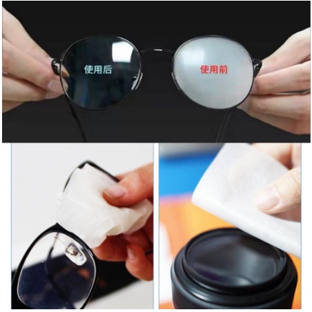 Khăn Lau Kính Mắt Nano Chống Bám Hơi Nước Vân Tay Bụi Bẩn Trên Kính, Điện Thoại , Gương
