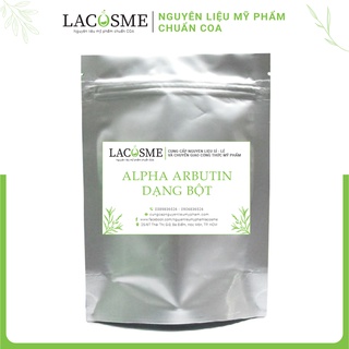 10gr - 50gr - 100gr nguyên liệu mỹ phẩm alpha arbutin