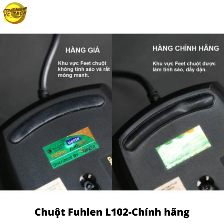 Chuột Có Dây Chuyên GAME Fuhlen L102-Hàng chính hãng