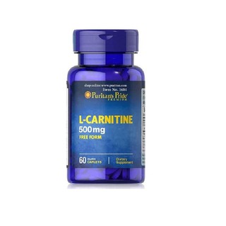Viên uống giảm cân an toàn, hỗ trợ hiếm muộn của Puritan's Pride - L-Carnitine 500mg 60 viên