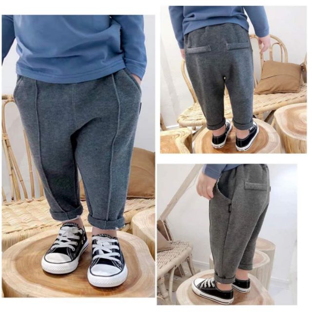 (Thanh lý xả kho) Quần giả jean lót lông gân Qate sz 7-18Kg (6 tháng -5 tuổi)