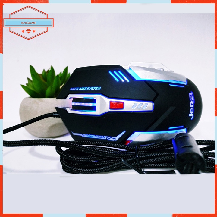Combo Bàn Phím Chuột Tai Nghe Máy Vi Tính JEDEL CP-02 Gaming Đèn Led RGB Chơi Game 3in1