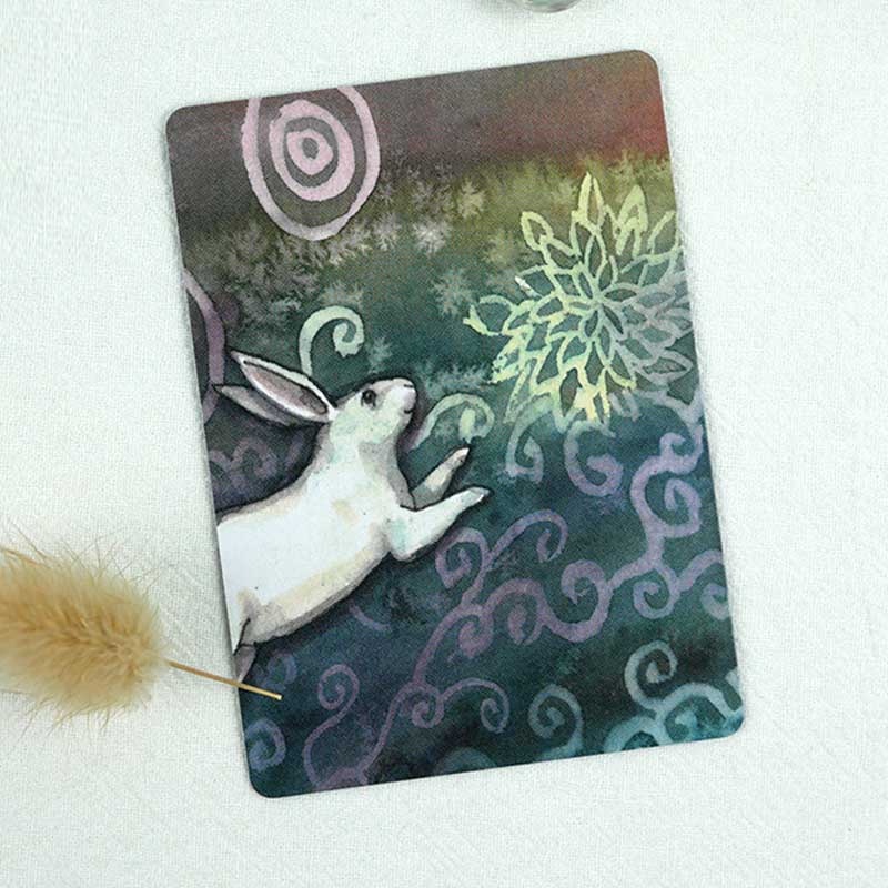 Nakishas Rabbit Oracle Mini Version Card Game