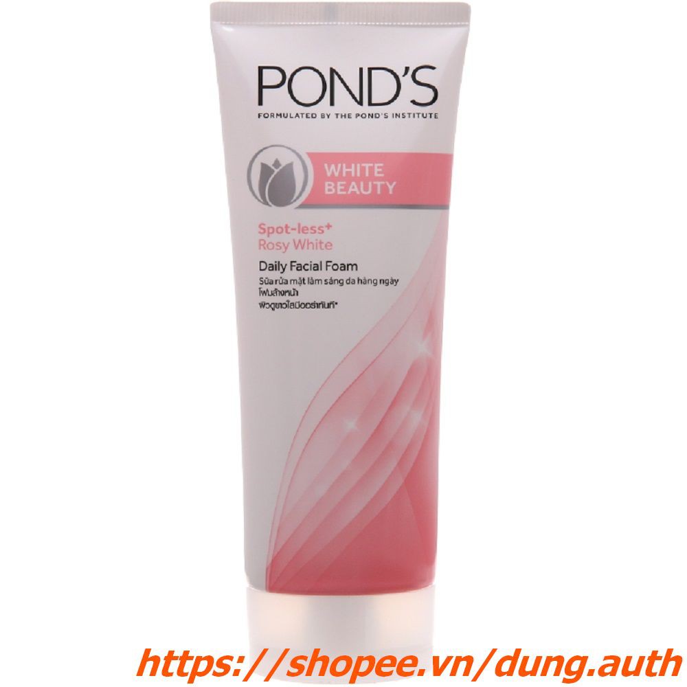Sữa Rửa Mặt Ponds 50g Trắng Hồng Rạng Rỡ White beauty