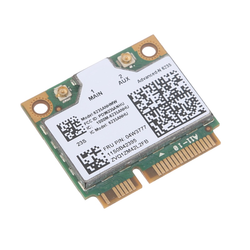 Card PCI-E Mini Kết Nối Bluetooth 4.0 Không Dây 6235ANHMW 2.4 / 5G 300M Thẻ