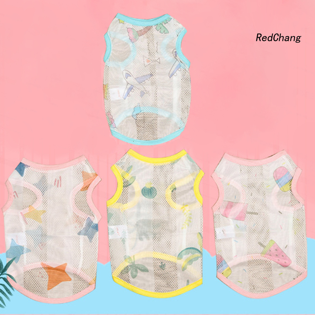 Áo Lưới In Hoạt Hình Cho Thú Cưng