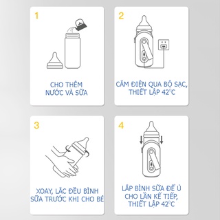 Máy hâm sữa cầm tay Nice Papa