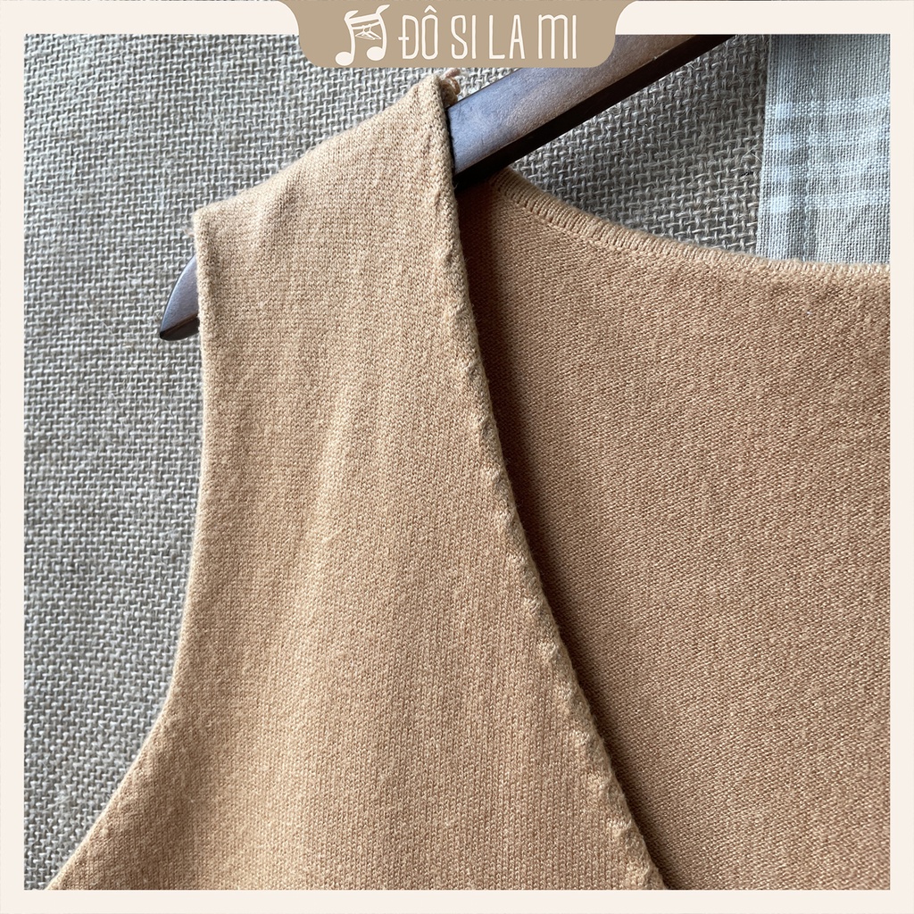 Áo Gile Len Cam Pastel Vintage | Secondhand | Đô Si La Mi | DD43 |