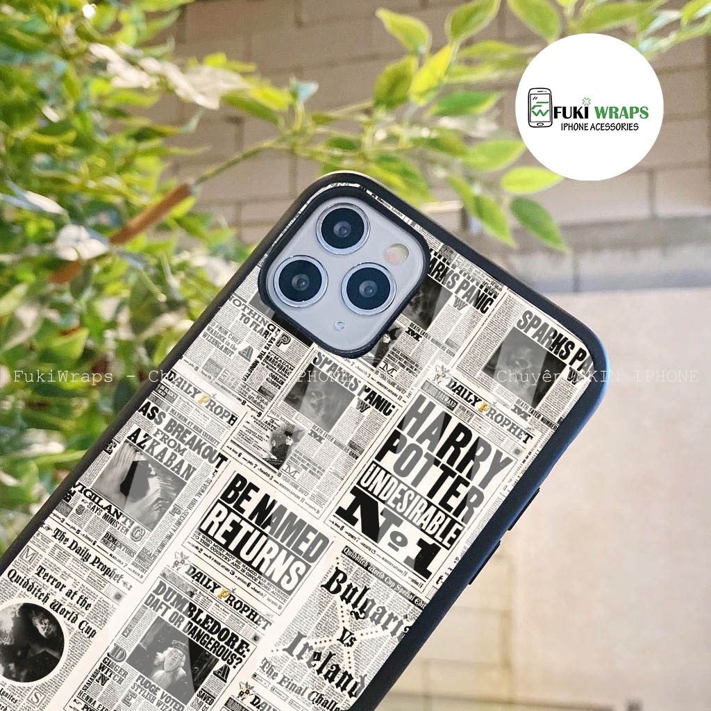 Ốp Lưng Kính Cường Lực / Case Harry Potter Chống Vỡ Dành Cho 13ProMax 12ProMax 11ProMax X XSMAX FukiShop