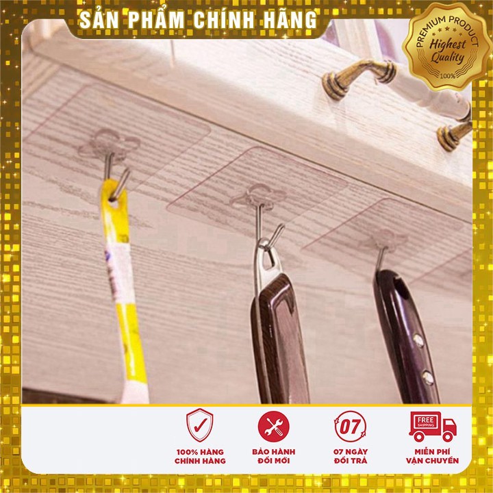 Móc dán tường siêu chịu lực 6*6cm (đọc HDSD)