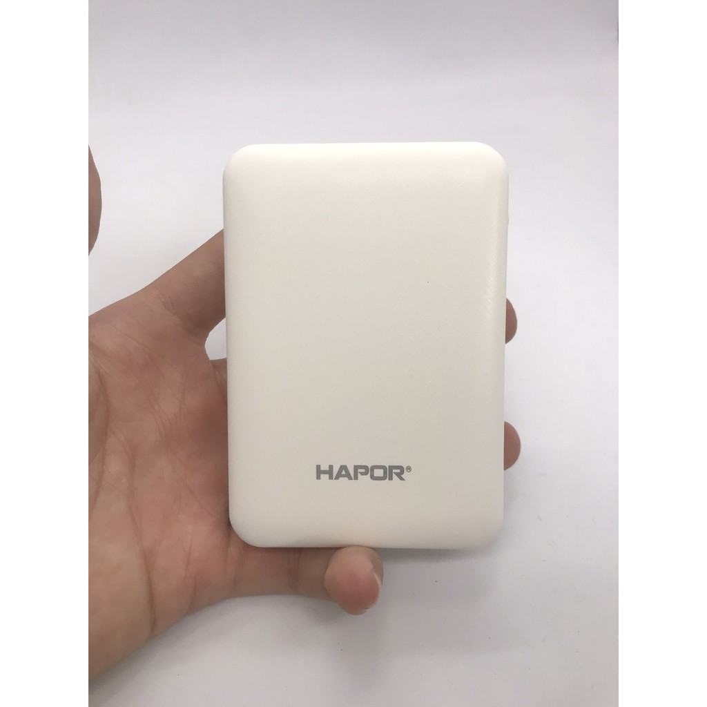 SẠC DỰ PHÒNG HAPOR HP - R6 10.000 MAH Cho iPhone Huawei Samsung Xiaomi Oppo  Realme Bảo Hành 18 Tháng TPSHOP HP_R6