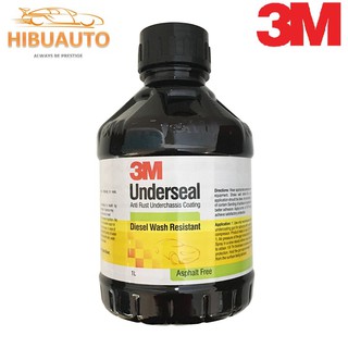( CAO CẤP ) Dung dịch phủ gầm chống ồn chống rỉ sét 3M Underseal 08861 - 1L | Hibuauto