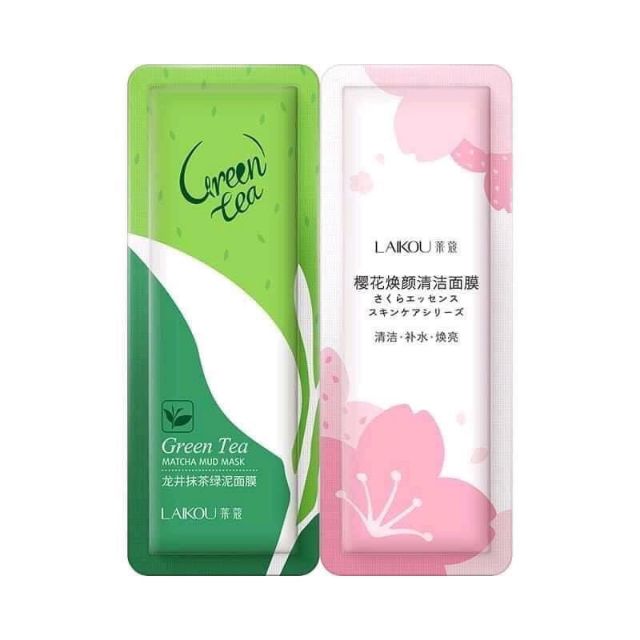 Set 2 gói nạ ngủ laikou giảm mụn trắng da