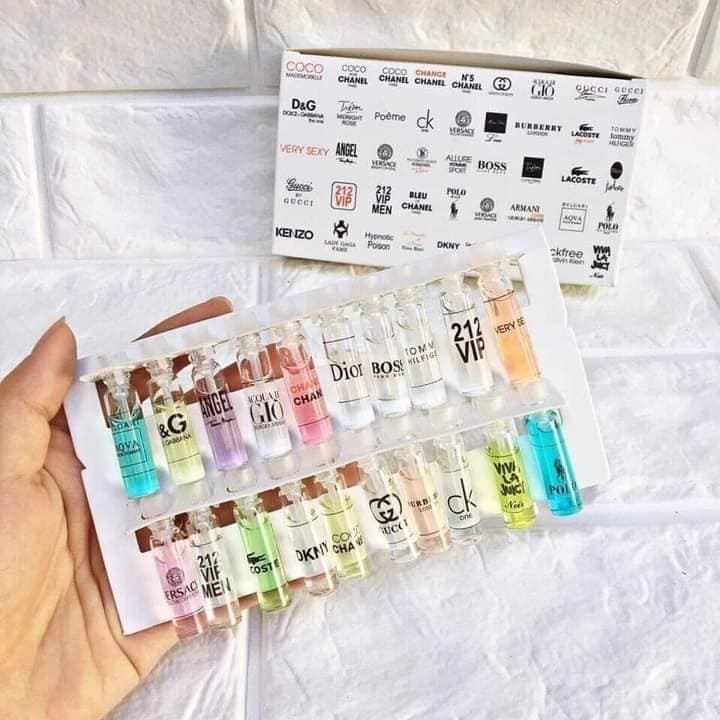 Set nước hoa mini 20 ống