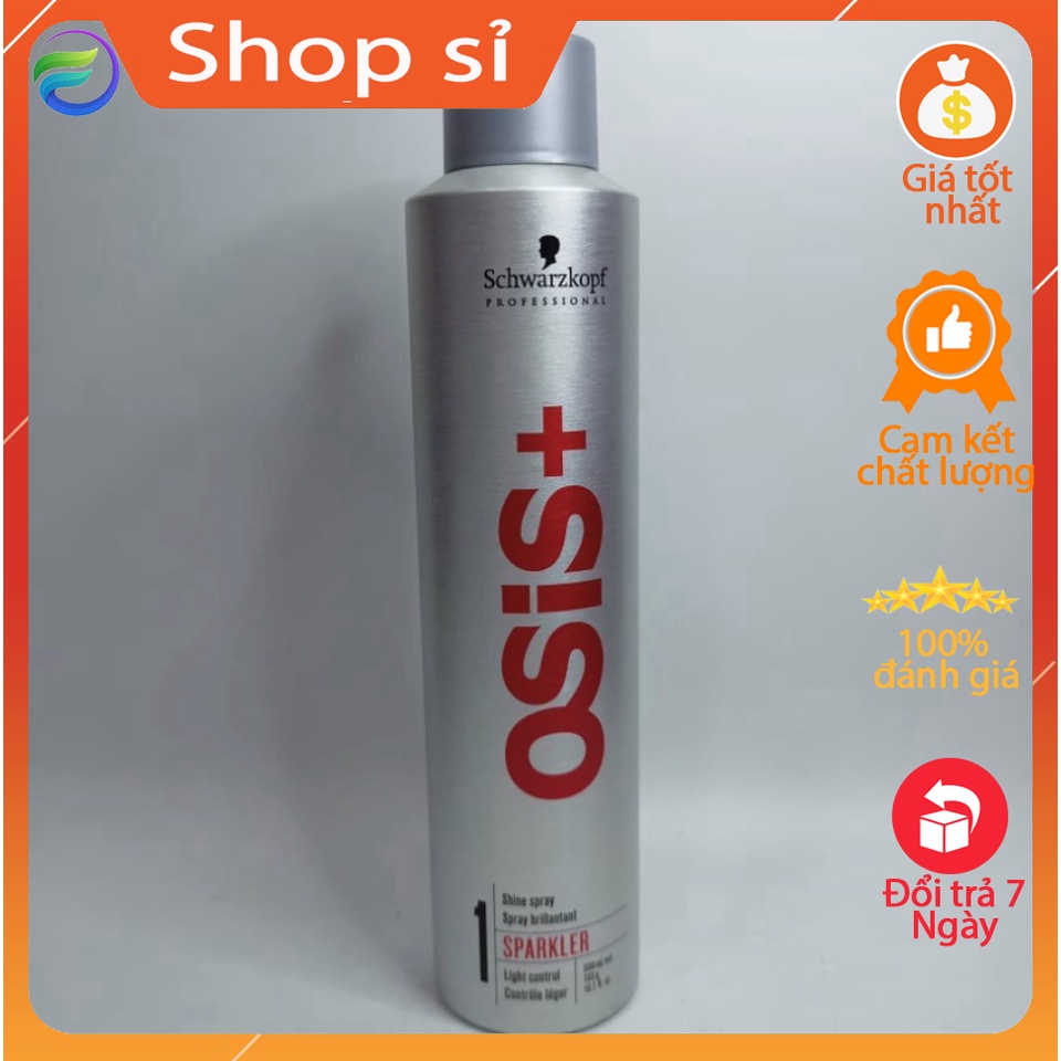 [SỈ] [CHÍNH HÃNG] DƯỠNG CHẤT XỊT BÓNG TÓC OSIS+ SPARKLER 300ML.