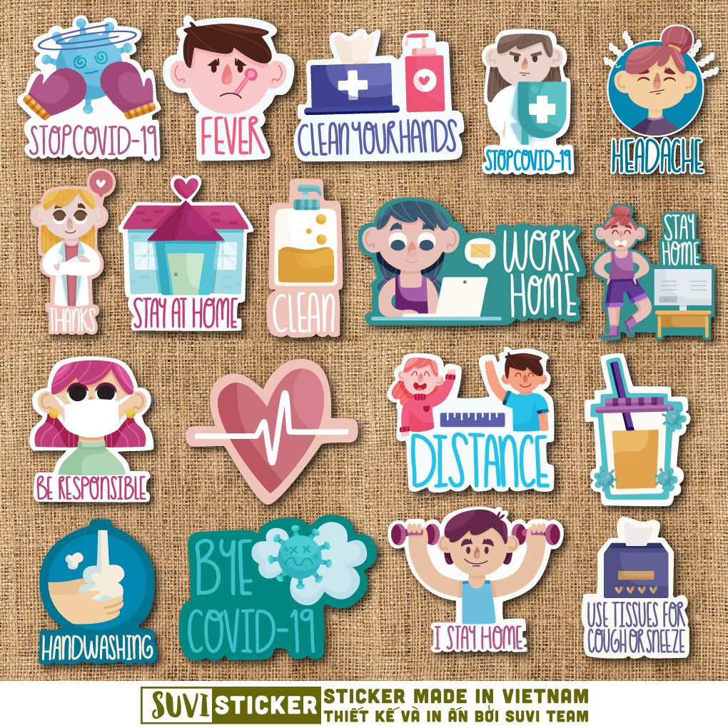 [HÀNG HOT] Sticker dán laptop, điện thoại, vali, nón bảo hiểm. MSP: O05