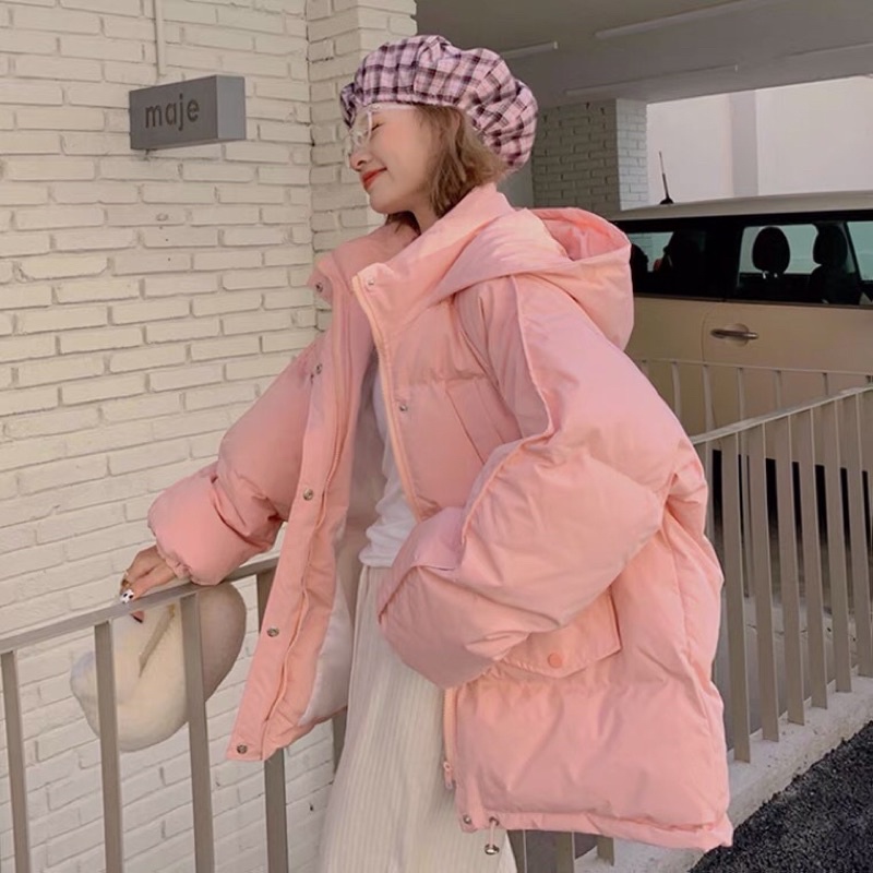 ÁO KHOÁC PHAO BÉO DÁNG RỘNG ULZZANG