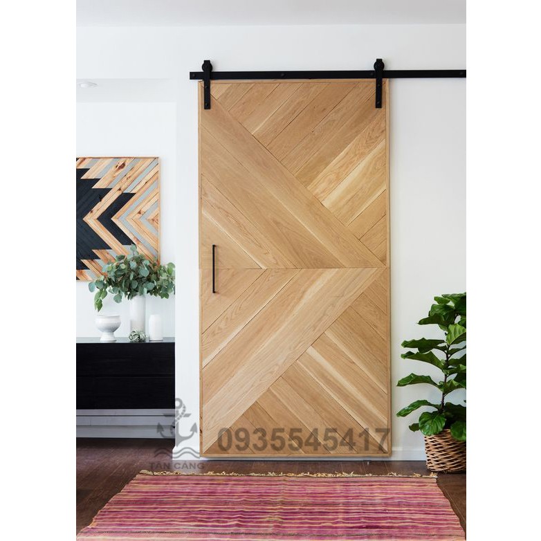 Phụ kiện Cửa Lùa Barn Door Cổ Điển Cánh Đơn