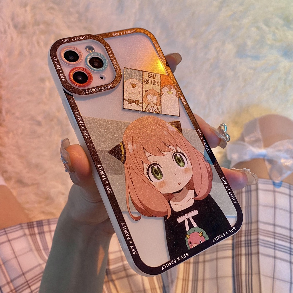 SPY×FAMILY Anya Forger Ốp Điện Thoại Mềm Họa Tiết Mắt Thiên Thần Cho iphone 14 MAX 11 13PRO 12MINI 7 8PLUS XS MAX 6SPLUS XR XS X SE2020 6