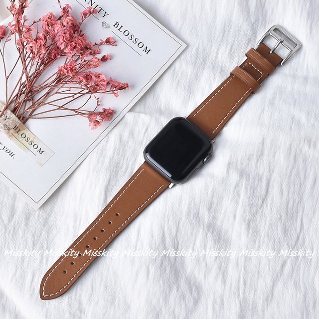 Dây Đeo Bằng Da Bò Dành Cho iWatch 7 6 SE 5 4 42mm 38 Mm 44mm 40mm IWatch 6 5 4