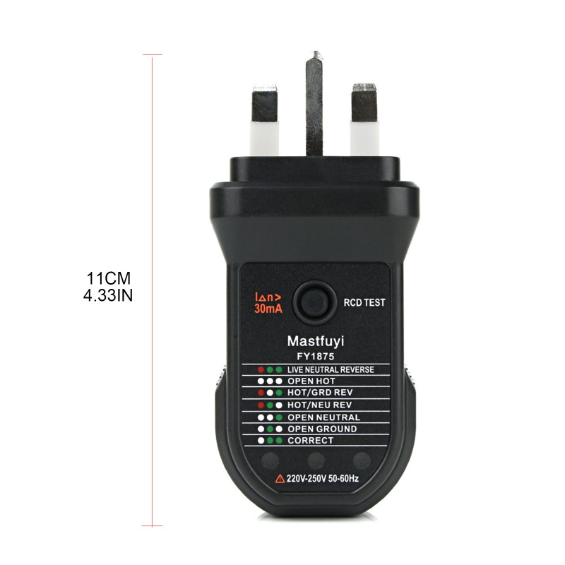 Thiết Bị Kiểm Tra Rò Rỉ Phích Cắm EU / Anh / US Phù Hợp Cho Gia Đình