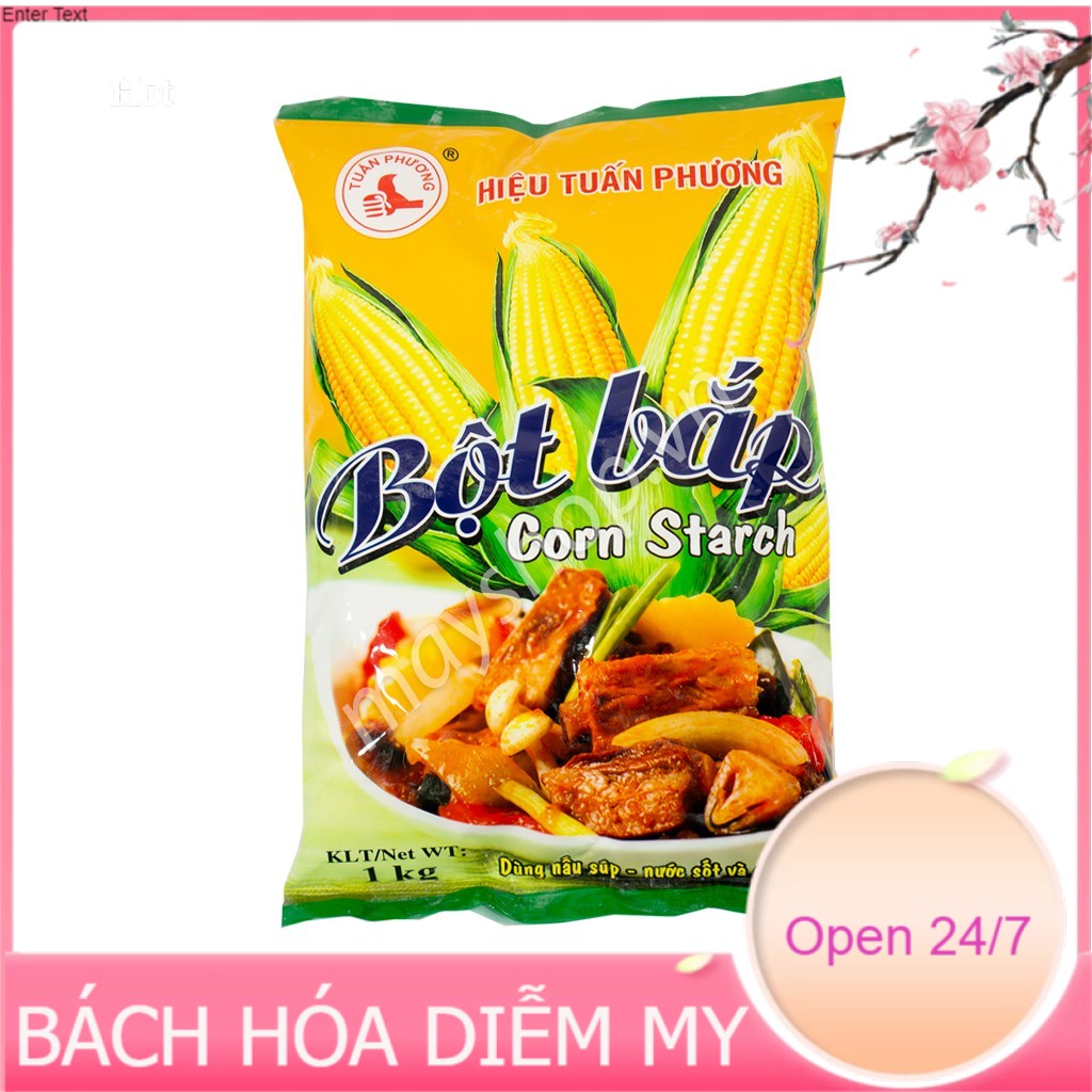 (FREESHIP Từ 50K) Bột ngô, bột bắp Tuấn Phương gói 150g làm bánh nấu soup