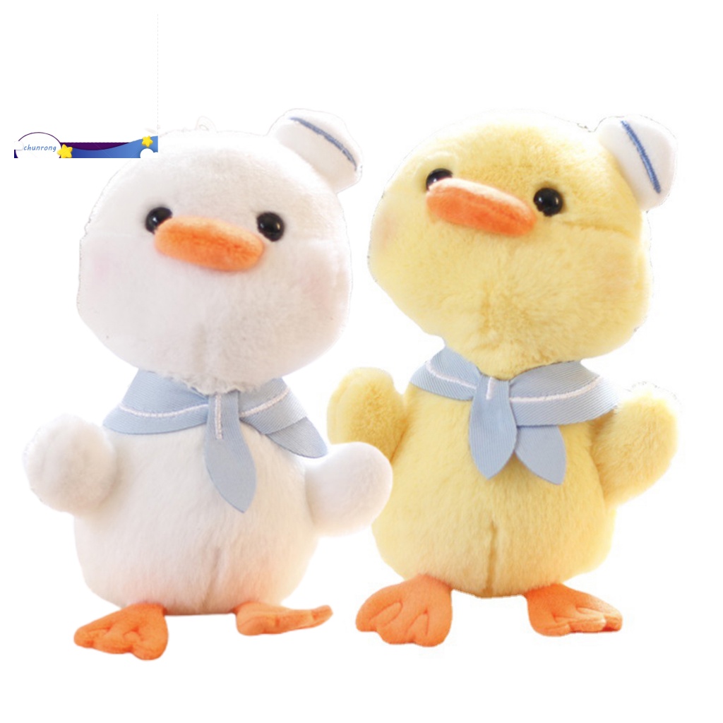 Móc Khóa Vịt Nhồi Bông Hoạt Hình Dễ Thương