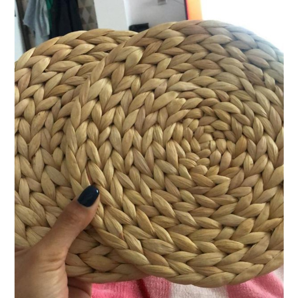 Lót Lục Bình, Lót Cói HUNGPHUC, dùng lót đĩa / decor trang trí trong nhà