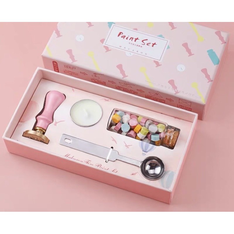 Sét Hộp Con dấu sáp BJYX - YIBO - XZ siêu sang_Tùy chỉnh theo chữ
